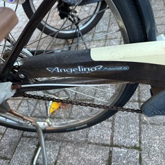 アンジェリーノ　ブラウン　アシスト自転車の画像