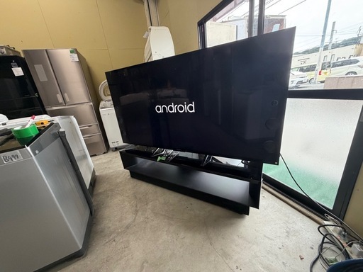 SONY 65V型4K液晶テレビ【3D対応】 BRAVIA KJ-65X9300C テレビ台つき付き