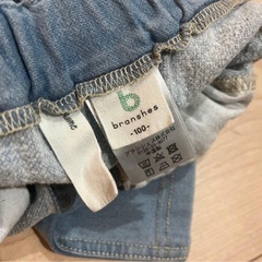 【値下げ】branshes デニムパンツ100cmの画像