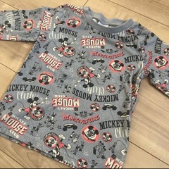 【美品】ミッキーマウス 長袖ロンT 95cmの画像