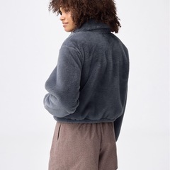 フラッフィーブルゾン(ダークグレー/XXL)の画像