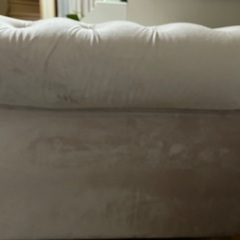 チェスターフィールド　ベルベットソファー1人がけ、オットマン付きの画像