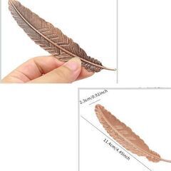 フェザー ブックマーカー 羽のしおり（新品）の画像