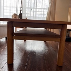 無印良品　ローテーブル　110㎝の画像