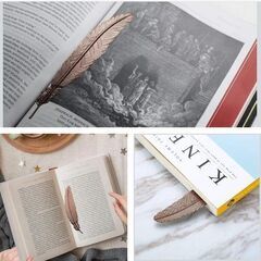 フェザー ブックマーカー 羽のしおり（新品）の画像