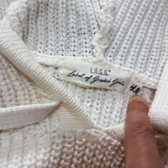 H &M トップス　ホワイト　Mの画像