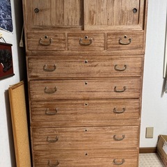 桐箪笥　桐タンス　昭和レトロの画像