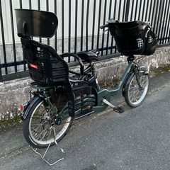＜動作美品＞パナソニック・3人子供乗せ電動アシスト自転車・ギュット の画像