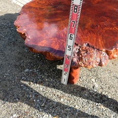 けやき？一枚板 机の画像