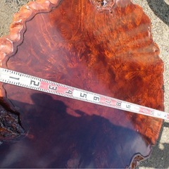 けやき？一枚板 机の画像