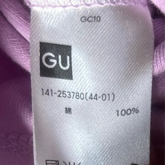 《 GU 》　キッズ服　110サイズ　トップス　ロンT  むらさきの画像
