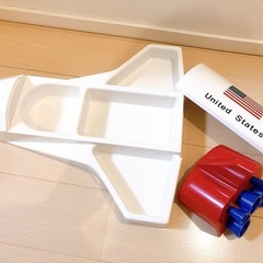 お子様セットトレイ　飛行機の画像