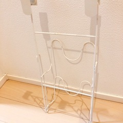 お鍋のふたホルダー 白の画像