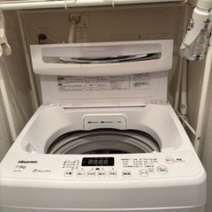 Hisense 全自動洗濯機7.5L+冷蔵庫175L /2ドアの画像