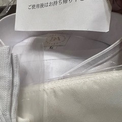 タキシード用ウィングカラーシャツ(白)とアクセサリーセットの画像