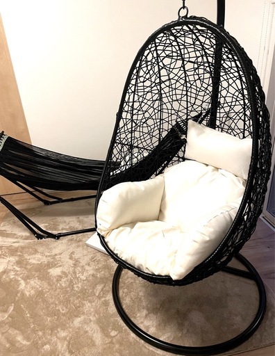 ハンモックチェア　ハンギングチェア  ハンギングチェアー ソファー つりかごチェア　プールサイド　アウトドア　屋外　椅子　イス