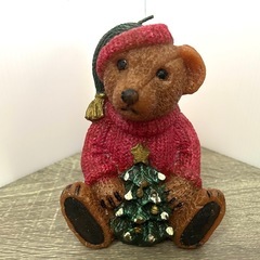 ベアー(熊) ロウ人形 クリスマスツリーの画像