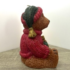 ベアー(熊) ロウ人形 クリスマスツリーの画像