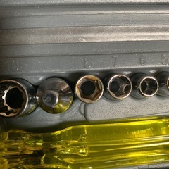 ほぼ新品 ボックスレンチ パーツクリーナーセット 近くなら配達🙆‍♀️の画像