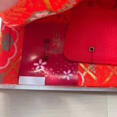 七五三  作り帯　京舞　刺繍　花飾り付き　豪華の画像