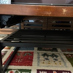 ローテーブル　折りたたみ　収納付きの画像