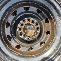 スチールホイール4本セット　ブリヂストンタイヤ付きの画像