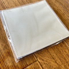 【未使用】コースター ベージュ 2枚 セットの画像