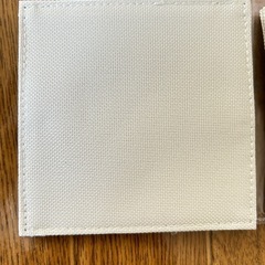 【未使用】コースター ベージュ 2枚 セットの画像