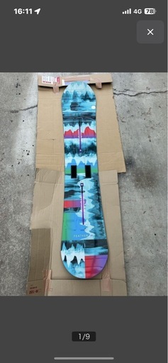 美品　BURTON FEATHER44 バートン板　144cm ２回のみ使用　レディース