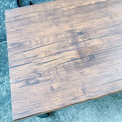 ローテーブル テーブル ウッド風の画像