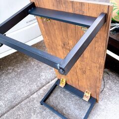 ローテーブル テーブル ウッド風の画像