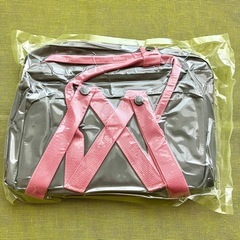 【新品】カンケンリュックサック KANKEN グレー ピンク フェールラーベン カンケン リュック バッグ リュックサックの画像