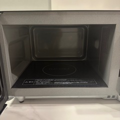 【美品】パナソニック NE-FL222-K（2022年製）メタルブラック フラット単機能レンジの画像