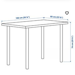 IKEA机、椅子セットの画像