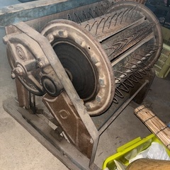 足踏み式脱穀機　⭐︎アンティーク農機具⭐︎の画像