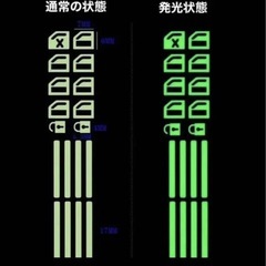 車ドア窓発光ボタンステッカーリフトカースタイリングシールの画像