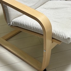 IKEA ポエング　シングルソファ　POANGの画像