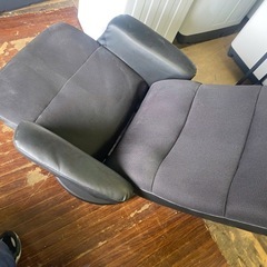 パーソナルチェア(Dメッシュ BK) オートマンつき付きの画像