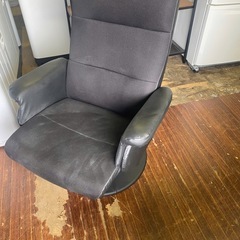 パーソナルチェア(Dメッシュ BK) オートマンつき付きの画像