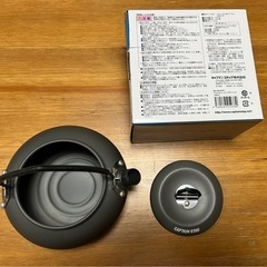 キャプテンスタッグキャンプ やかん　ケトル アルミ キャンピングケットル700mlの画像