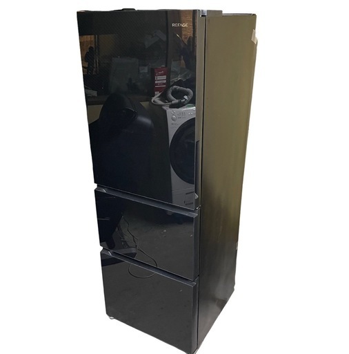 定価20万【店頭展示品】2025年製REFAGE冷凍冷蔵庫358L自動製氷　ヤマダ電機　配達無料！①