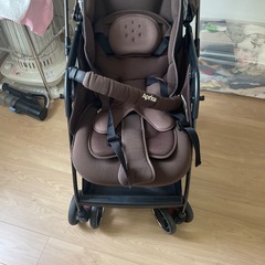 Aprica オプティア　定価64500円ベビーカー ブラウン 日よけ付きの画像