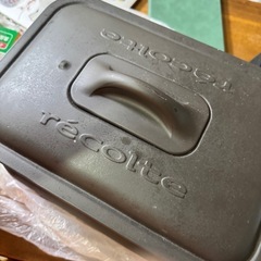 ジャンクrecolte レコルト ホットプレート たこやき器 たこ焼きプレート 2way コンパクト フラットプレート 丸洗い可能　の画像