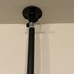 ルミナス ノワール 突っ張りラック 幅75cm 7段 ブラックの画像