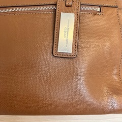 【美品】coto コト トートバッグ トート バッグ かばん ブラウン 革 茶色 収納 レザー ショルダーバッグ MIYABIYA ミヤビヤの画像