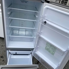 NO B649🌈福岡市内配送設置無料✨🌈冷蔵庫 ブラッシュシルバー AQR-20N(S) [幅52.5cm /201L /2ドア /右開きタイプ /2023ねん3年の画像