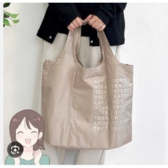 afternoon tea 大容量エコバッグ　ベージュの画像