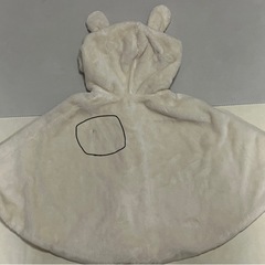 サイズ70〜90　ベビー用マント　ミキハウスの画像