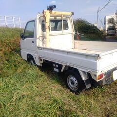 札幌より エアコン ミニクレーン付き 軽トラ サンバートラック４ＷＤ 車検8年8月 走行 5.9万km 軽トラックの画像