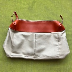 【美品】BARCOS バルコス トートバッグ トート バッグ かばん ブラウン 革 茶色 オレンジ 収納 日本ブランド レザー ショルダーバッグの画像